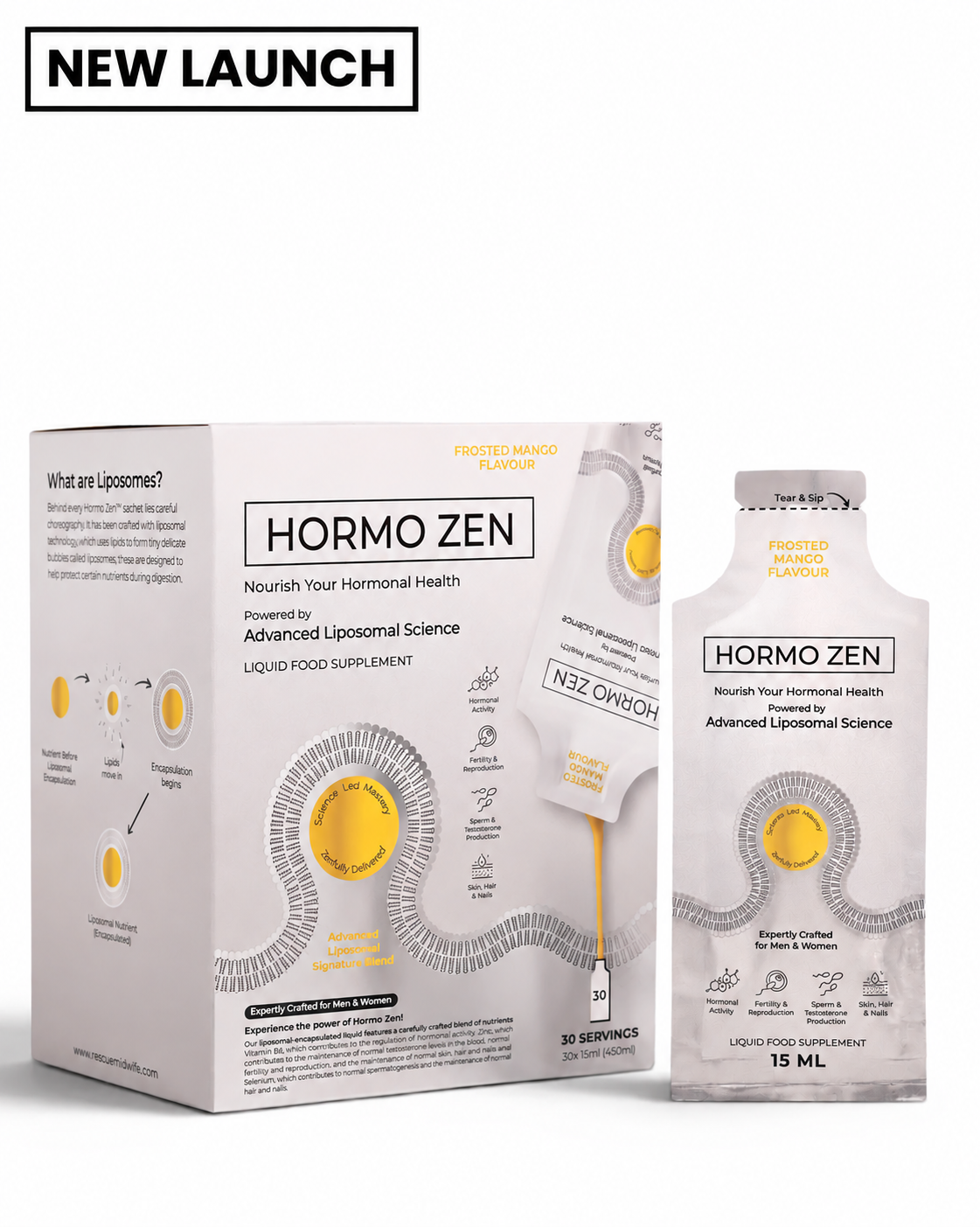Hormo Zen™ - Fertility Sachets - Frosted Mango